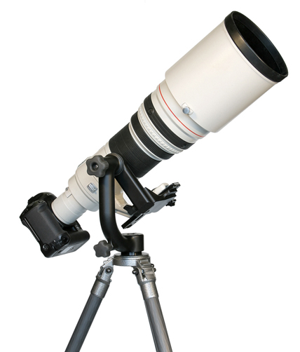 Canon Lens on Wimberley Gimbal Head